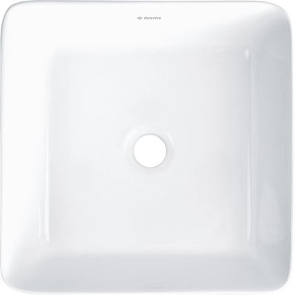 Deante CDJ_6U3S - Lavatório de bancada JASMIN 34,5x34,5 cm cerâmica/branco