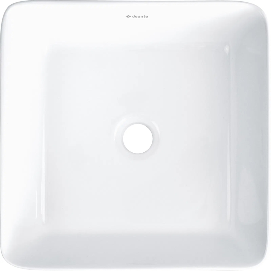 Deante CDJ_6U3S - Lavatório de bancada JASMIN 34,5x34,5 cm cerâmica/branco