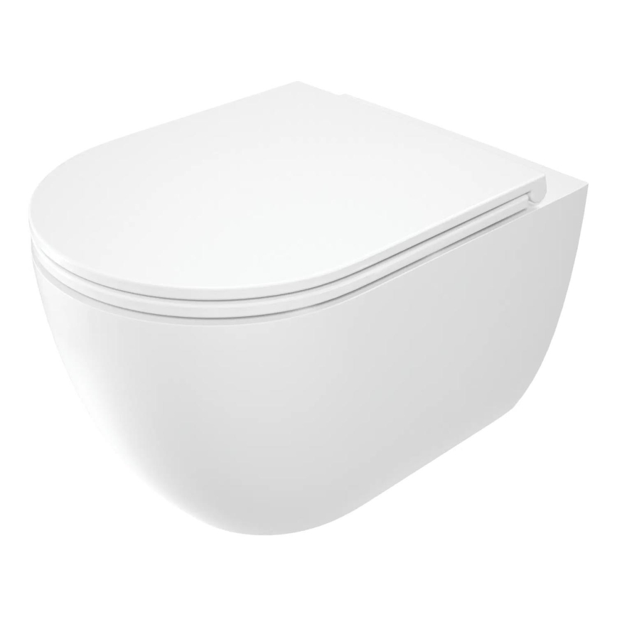 Deante CGRD6ZPW - Sanita suspensa com assent ROUND cerâmica/branco