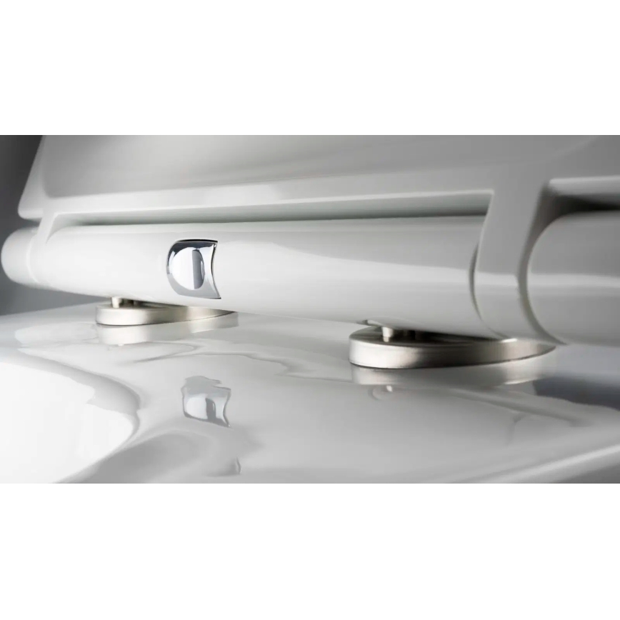 Deante CGRD6ZPW - Sanita suspensa com assent ROUND cerâmica/branco