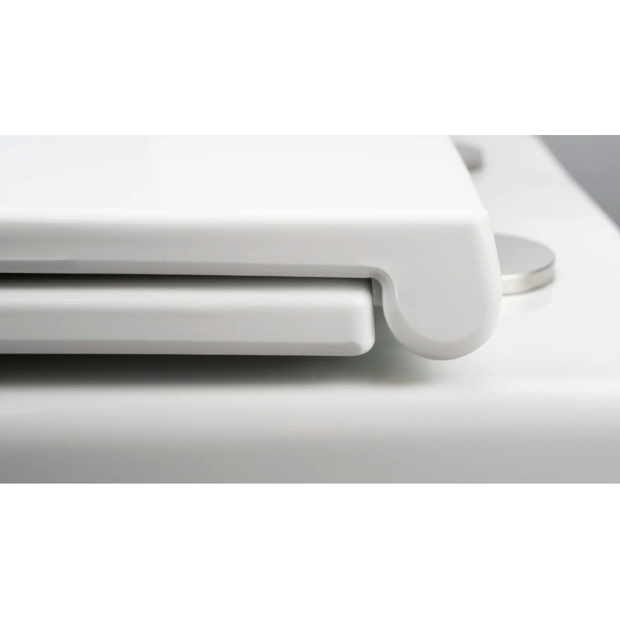 Deante CGRD6ZPW - Sanita suspensa com assent ROUND cerâmica/branco