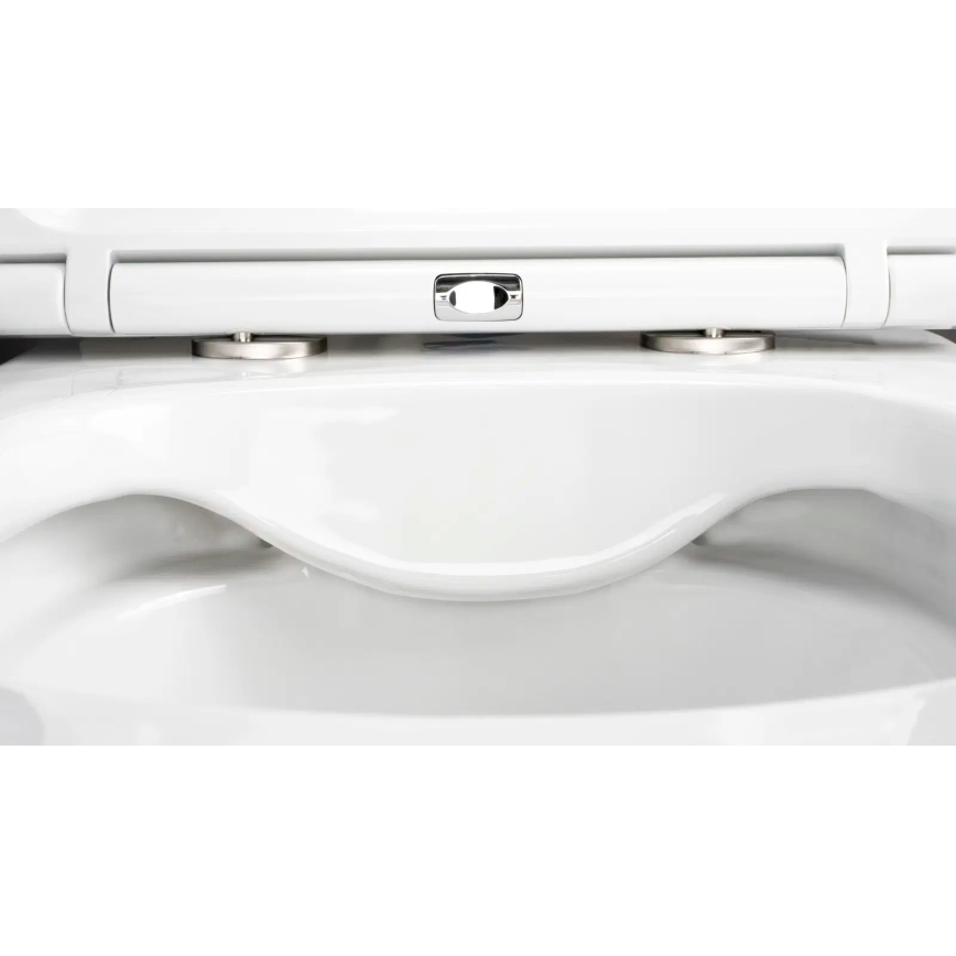 Deante CGRD6ZPW - Sanita suspensa com assent ROUND cerâmica/branco