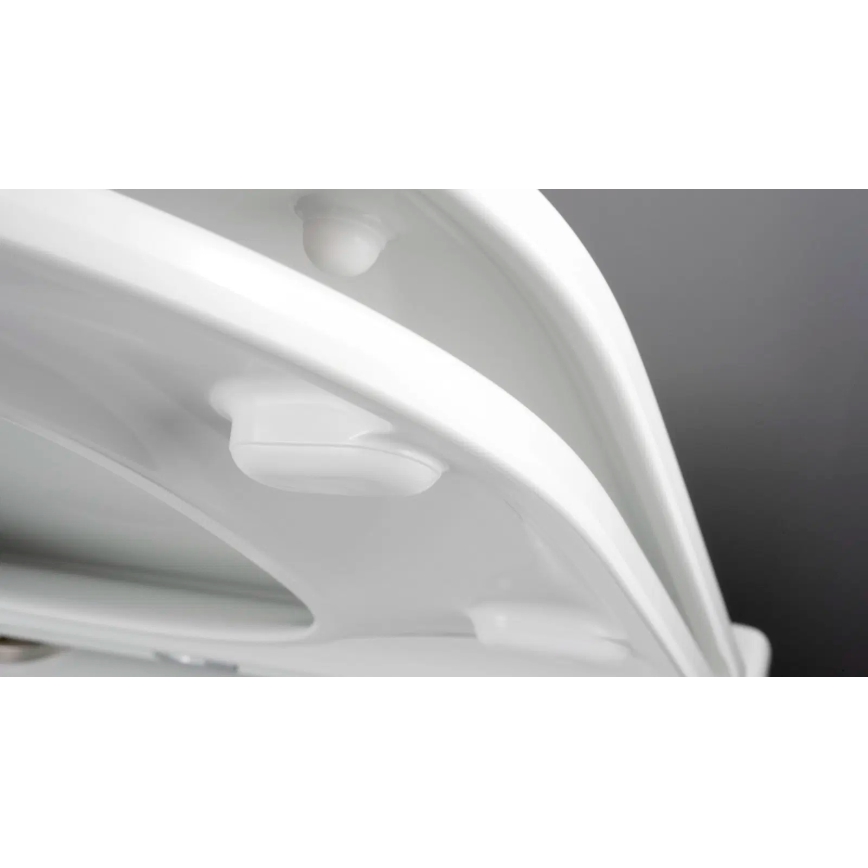 Deante CGRD6ZPW - Sanita suspensa com assent ROUND cerâmica/branco