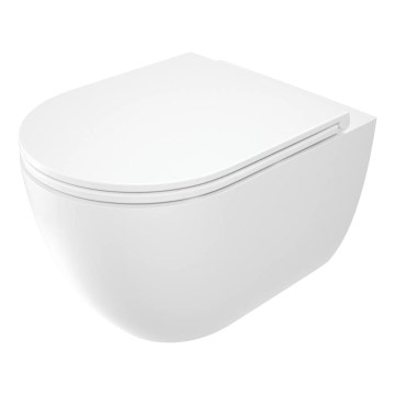 Deante CGRD6ZPW - Sanita suspensa com assent SoftClose ROUND cerâmica/branco