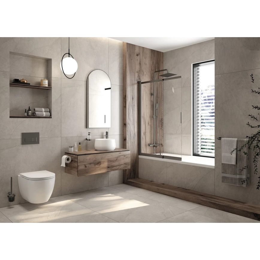 Deante CGRD6ZPW - Sanita suspensa com assento SoftClose ROUND cerâmica/branco