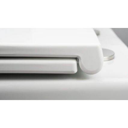 Deante CGRD6ZPW - Sanita suspensa com assento SoftClose ROUND cerâmica/branco