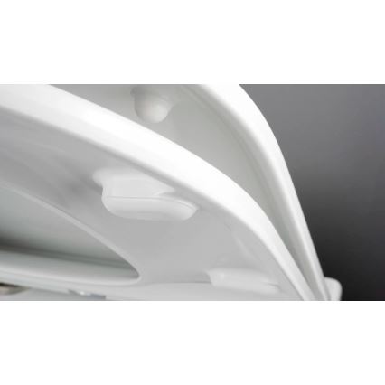 Deante CGRD6ZPW - Sanita suspensa com assento SoftClose ROUND cerâmica/branco