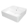 Deante CGS_6U4B - Lavatório para bancada com um orifício para torneira SQUARE 42x42 cm cerâmica/branco