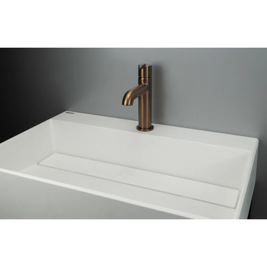 Deante CQR_AU6M - Lavatório para bancada CORREO 40x60 cm granito/alabastro