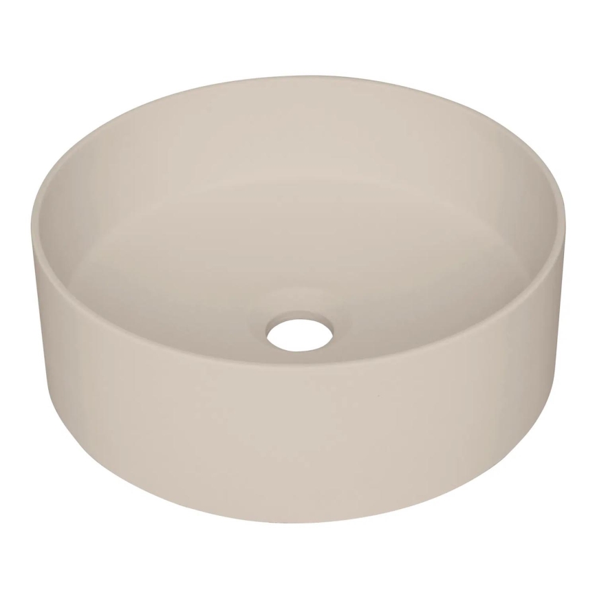 Deante CQS_5U4S - Lavatório para bancada SILIA diâmetro 36 cm granito/bege