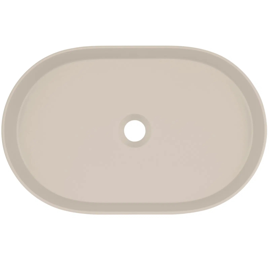 Deante CQS_5U6S - Lavatório para bancada SILIA 35x55 cm granito/bege