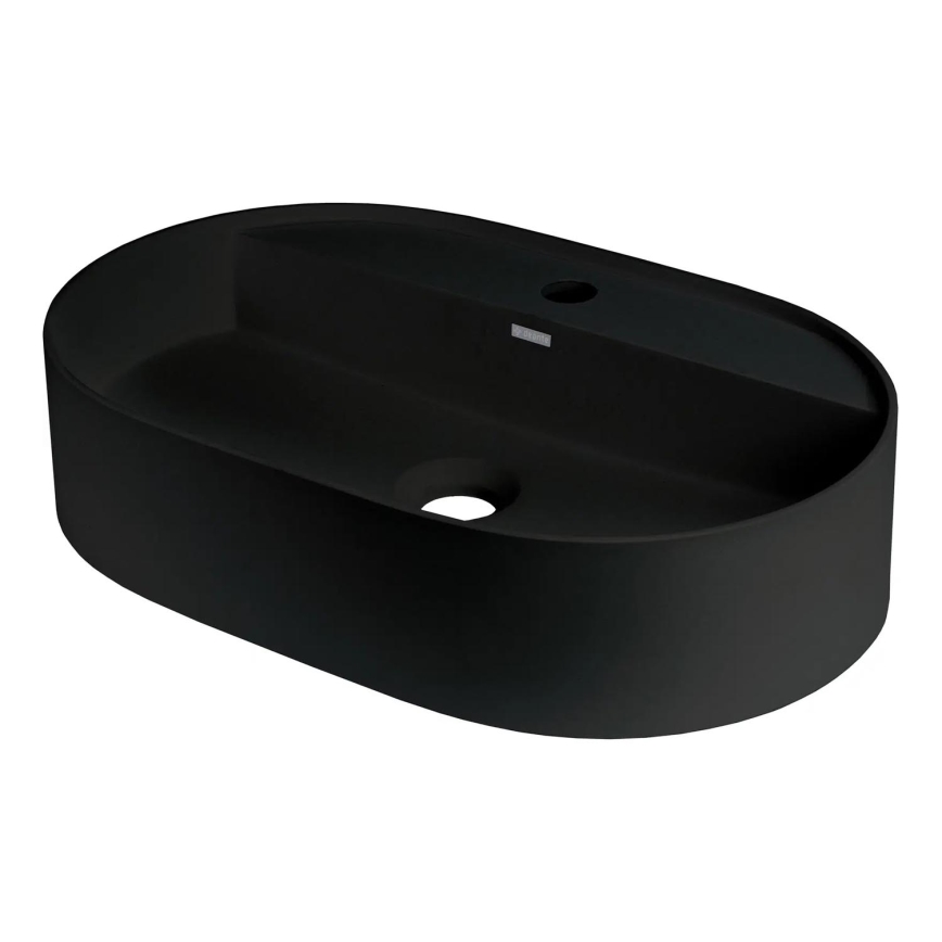 Deante CQS_NU6B - Lavatório de bancada com orifício para misturadora SILIA 35x55 cm granito/preto