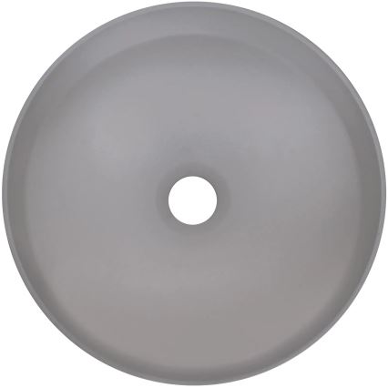 Deante CQS_SU4S - Lavatório de bancada SILIA Ø 36 cm granito/cinzento metálico
