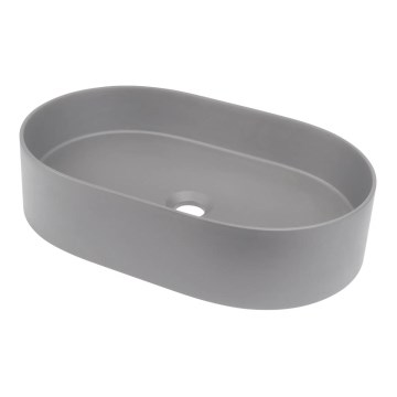 Deante CQS_SU6S - Lavatório de bancada SILIA 35x55 cm granito/cinzento metálico