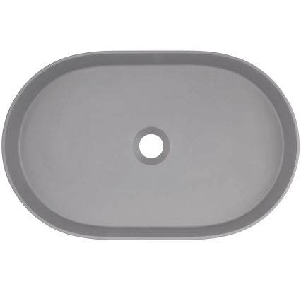 Deante CQS_SU6S - Lavatório de bancada SILIA 35x55 cm granito/cinzento metálico