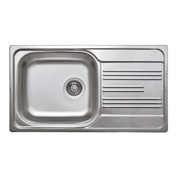 Deante ZEX_0113 - Lava-loiça de cozinha XYLO 43,5x78 cm cetim