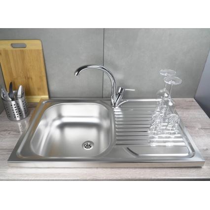 Deante ZM5_3110 - Lava-loiça de cozinha TANGO 50x80 cm decor