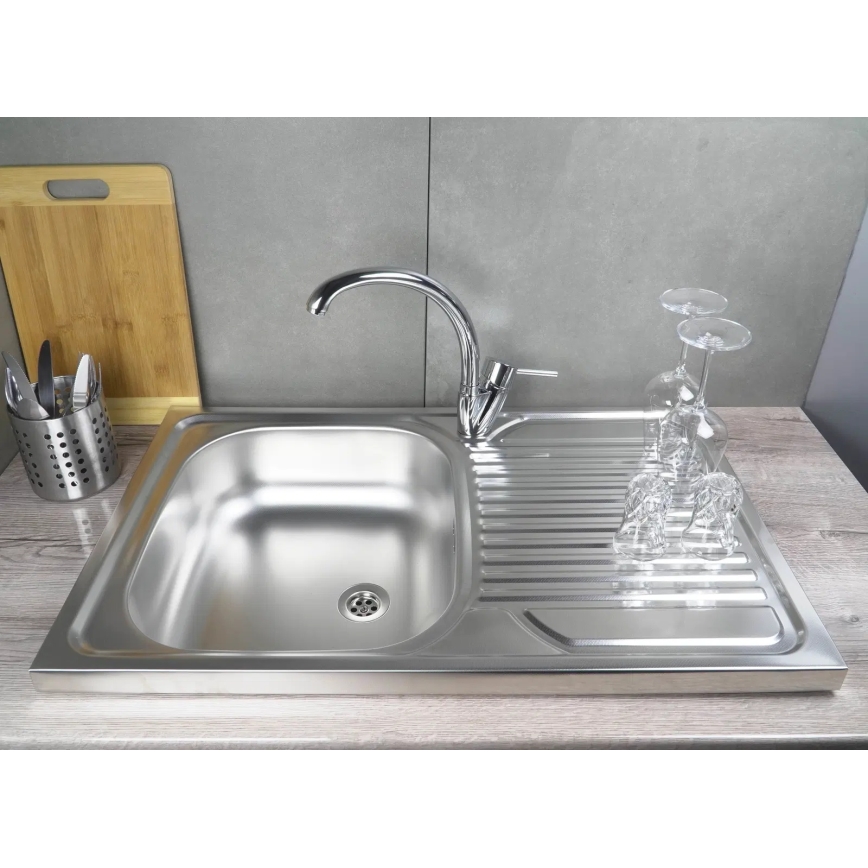 Deante ZM5_3110 - Lava-loiça de cozinha TANGO 50x80 cm decor