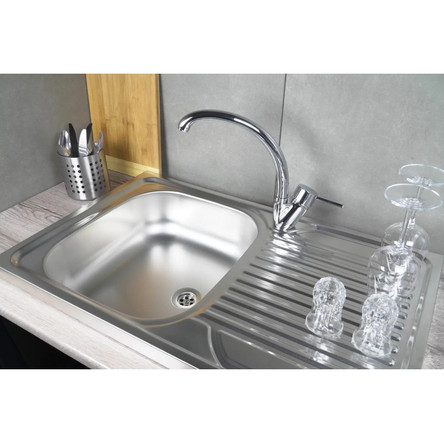 Deante ZM5_3110 - Lava-loiça de cozinha TANGO 50x80 cm decor