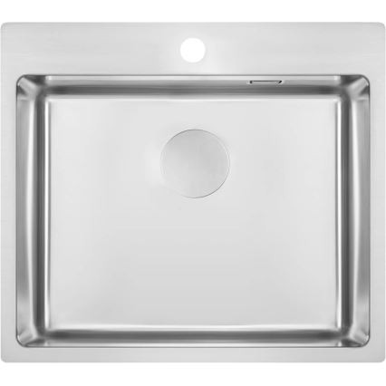Deante ZPO_010B - Lava-loiça de cozinha OLFATO 50,5x55 cm escovado aço