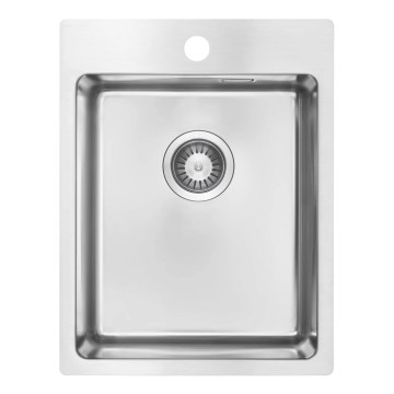 Deante ZPO_010E - Lava-loiça de cozinha OLFATO 50,5x39 cm escovado aço