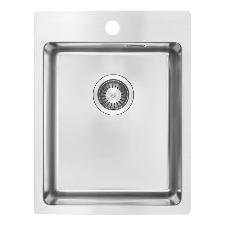 Deante ZPO_010E - Lava-loiça de cozinha OLFATO 50,5x39 cm escovado aço