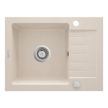 Deante ZQZ_511A - Cuba de cozinha ZORBA 58x44 cm granito/bege