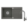 Deante ZQZVT113 - Lava-loiça de cozinha ZORBA 76x44 cm + sink tap granito/metálico antracite