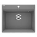 Deante ZRC_S10A - Lava-loiça de cozinha CORIO 50x60 cm granito/cinzento metálico