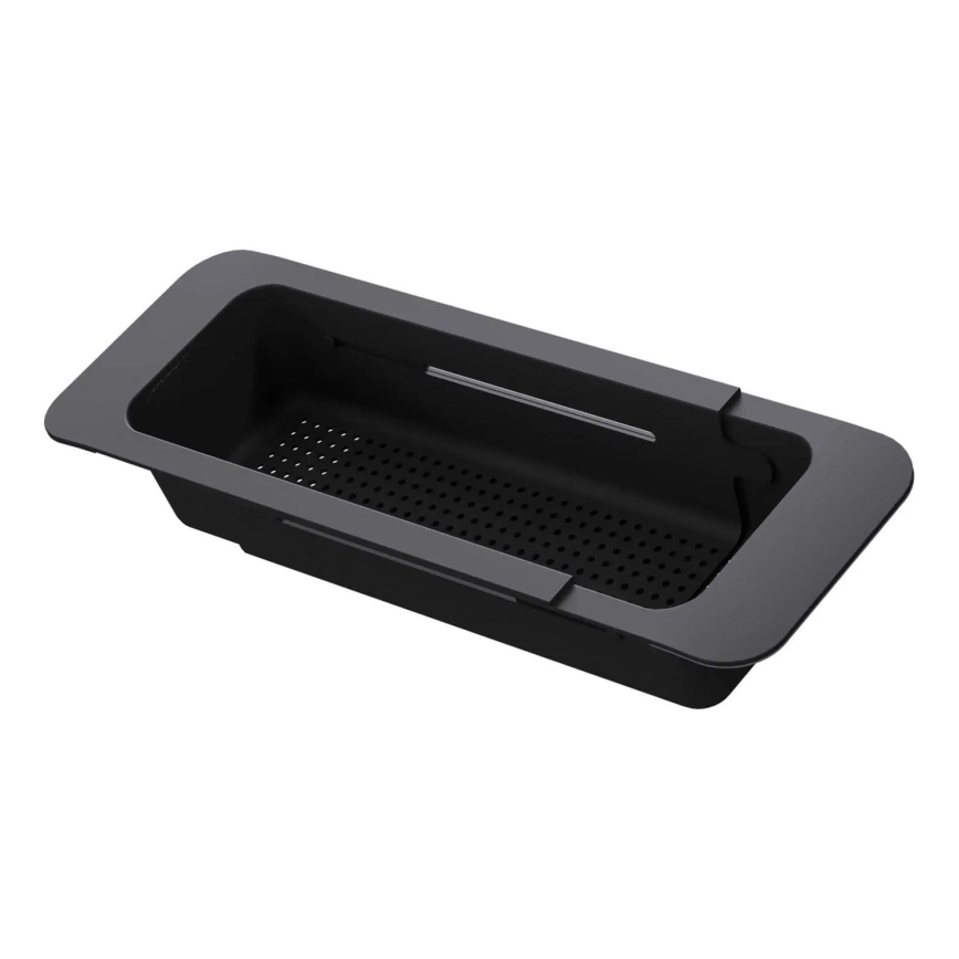Deante ZZB_N00L - Cesto extraível para lava-loiça 57,4x13,4 cm preto