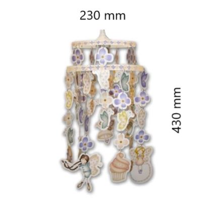 Decofun 70-114 - Abajur de criança para crianças candeeiro HEIRLOOM E27 430x230 mm