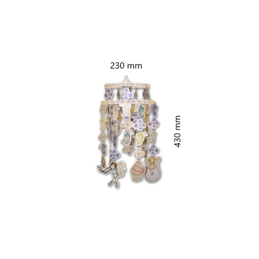 Decofun 70-114 - Abajur de criança para crianças candeeiro HEIRLOOM E27 430x230 mm