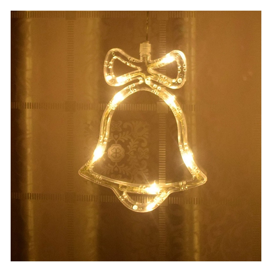 Decoração de janela 8xLED/3xAA
