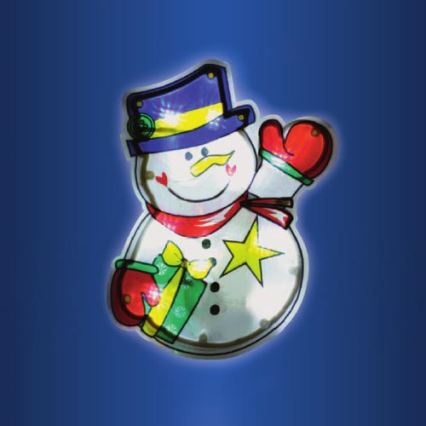 Decoração de janela de natal em LED 10xLED/3xAAA