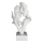 Decoração de mesa 29x9x17 cm resina/branco