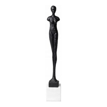 Decoração de mesa em metal, 43 cm, preta