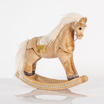 Decoração de Natal 31 cm Cavalo de baloiço