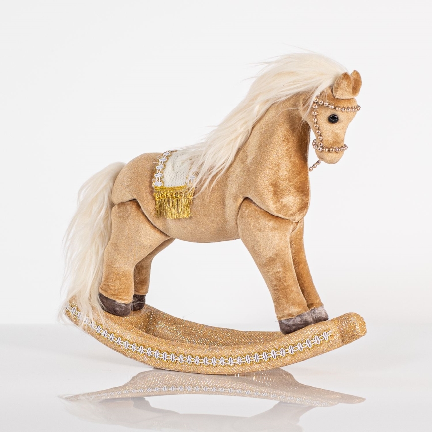 Decoração de Natal 31 cm Cavalo de baloiço