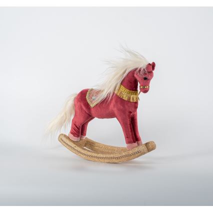Decoração de Natal 31 cm Cavalo de baloiço