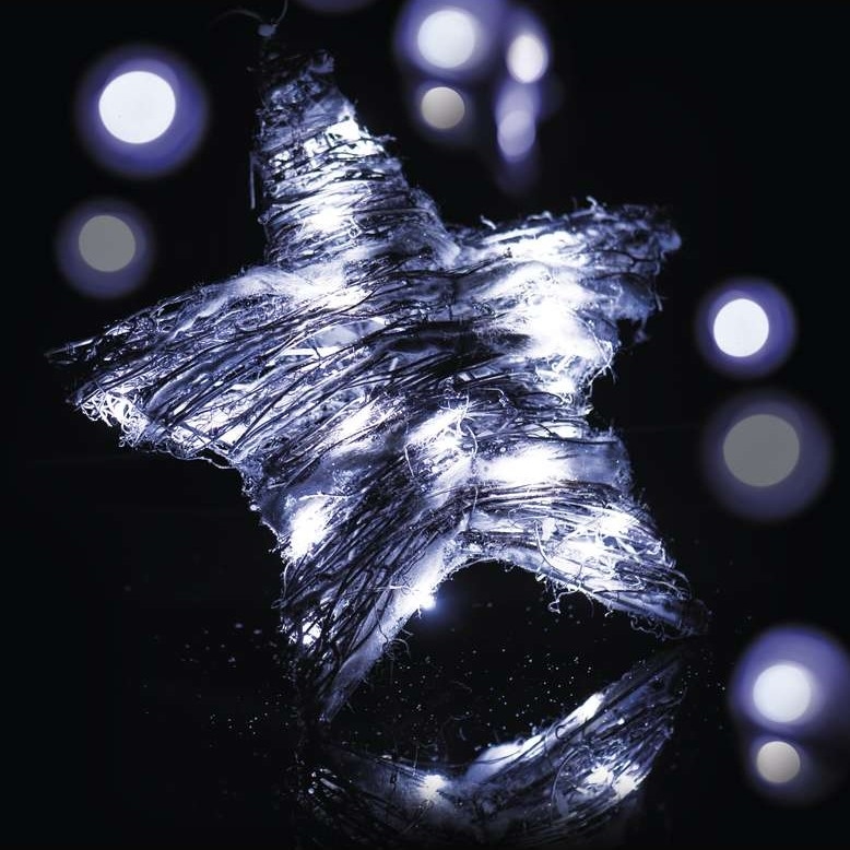 Decoração de Natal interior IP20 STAR 30xLED/3W/4,5V