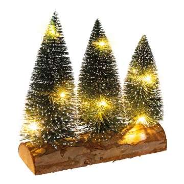 Decoração de Natal LED 10xLED/2xCR2032 branco quente