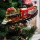 Decoração de Natal LED 10xLED/4xAA comboio