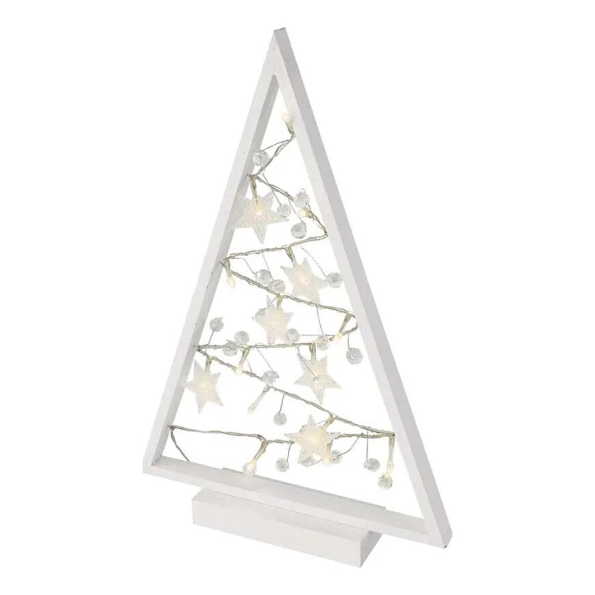 Decoração de Natal LED 15xLED/2xAA árvore de Natal