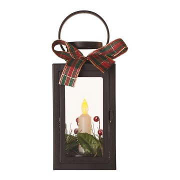 Decoração de Natal LED 1xLED/3xAAA preto