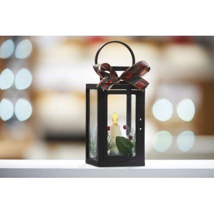 Decoração de Natal LED 1xLED/3xAAA preto