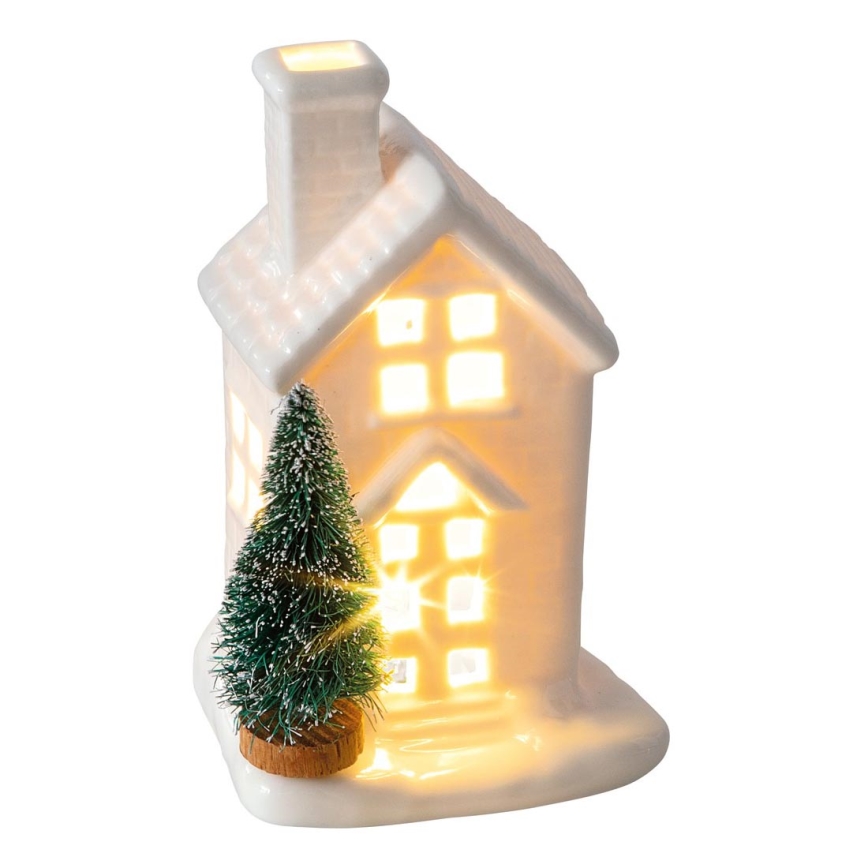Decoração de Natal LED 1xLED/3xLR44 branco quente