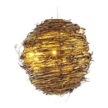 Decoração de Natal LED 20xLED/3xAA branco quente