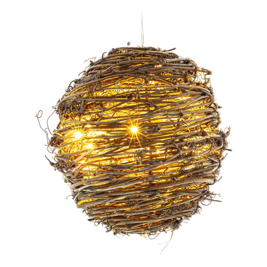 Decoração de Natal LED 20xLED/3xAA branco quente