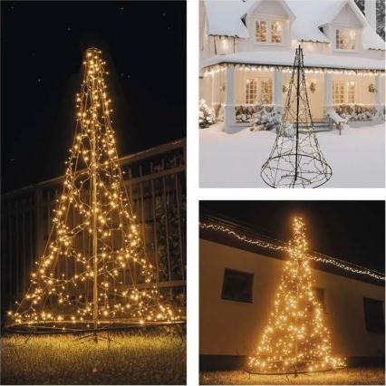 Decoração de Natal LED 480xLED/230V IP44 180 cm