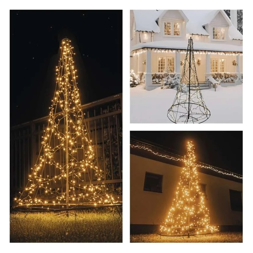 Decoração de Natal LED 480xLED/230V IP44 180 cm
